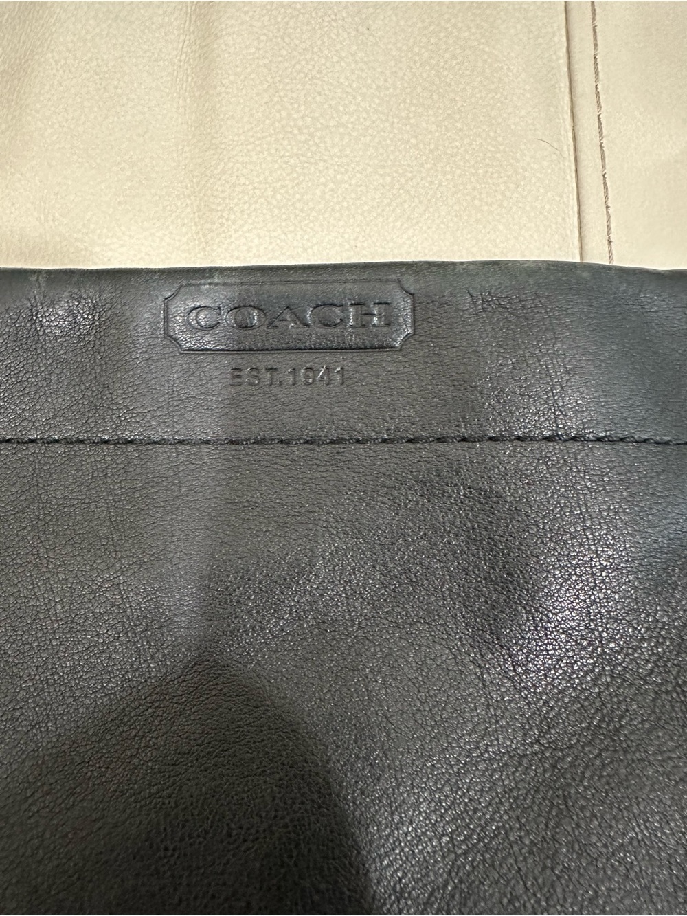 Vintage Coach Carly Black Leather Hobo Shoulder Bag. - Picture 2 of 16